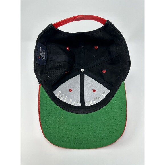 Top Gun Yupoong Black White SnapBack Wool Hat Vintage Tom Cruise Navy OSFM - Picture 9 of 11